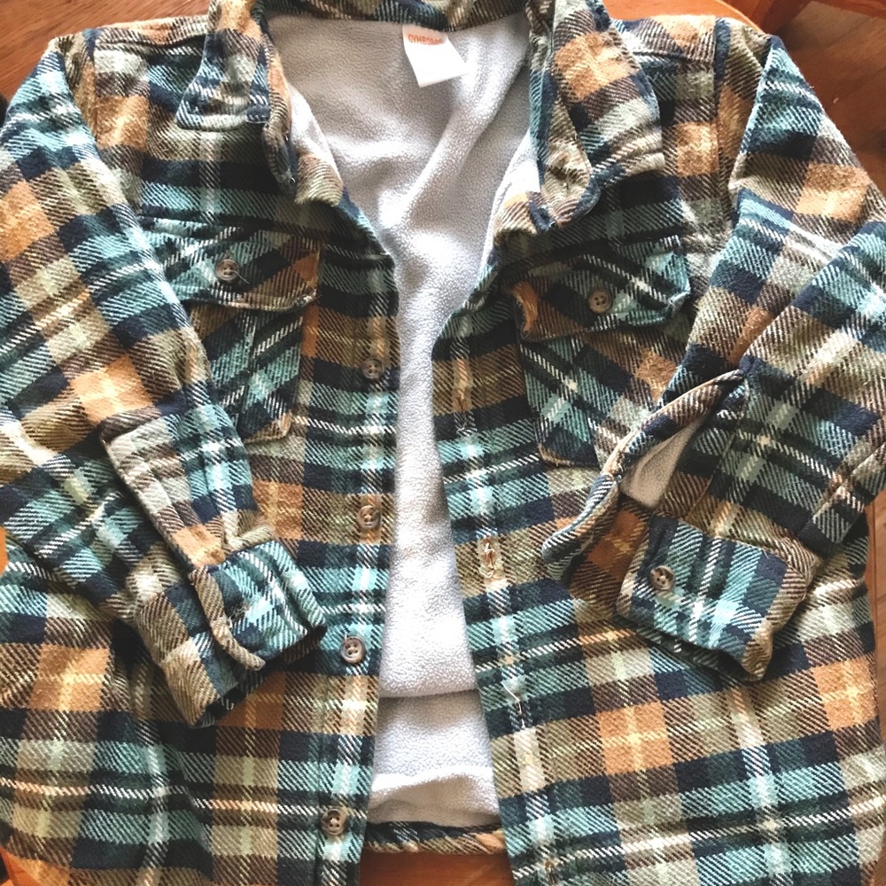 Gymboree Shacket Flannel boys size XS (3-4)